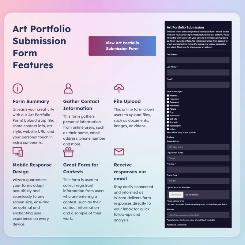 Form Templates Test Page